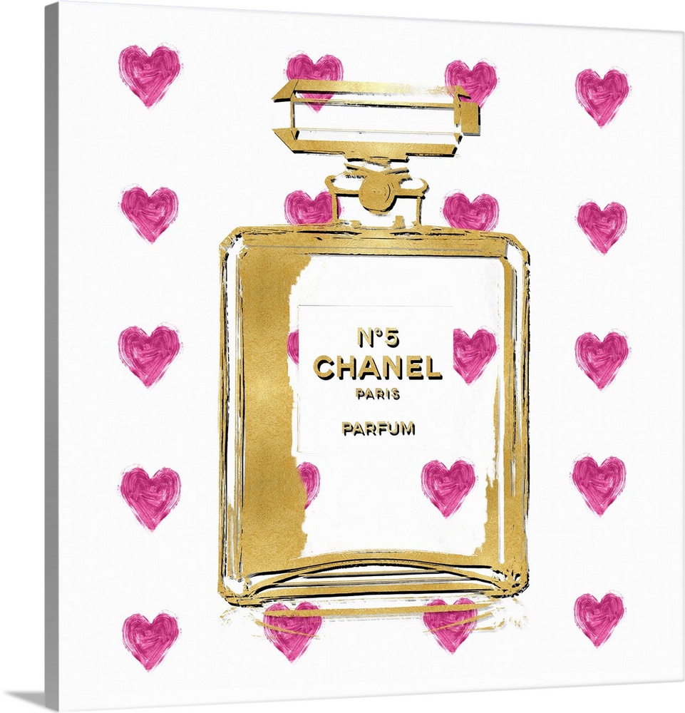 Pink Paris Perfume, Poster - Chanel perfume 