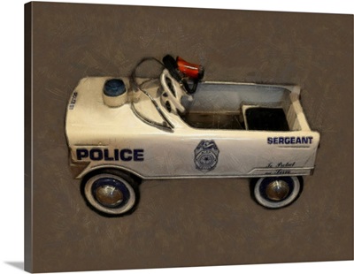 Police Pedal Car