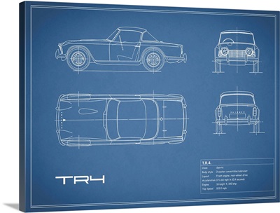Triumph TR4 - Blue