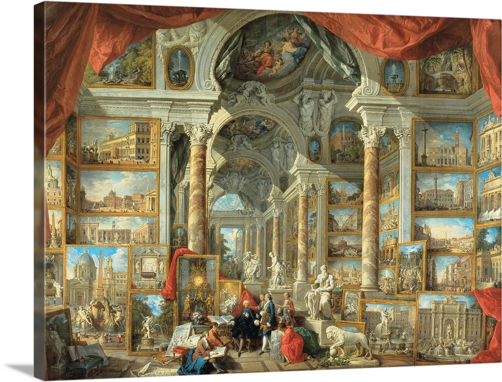 Picture Gallery with Views of Modern Rome is a 1757 painting by Italian artist Giovanni Paolo Panini.