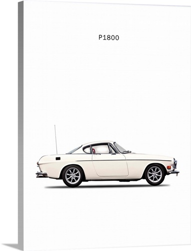 Volvo P1800 Stretched Print
