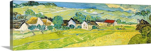 Vue ensoleille pres d'Auvers | Great Big Canvas