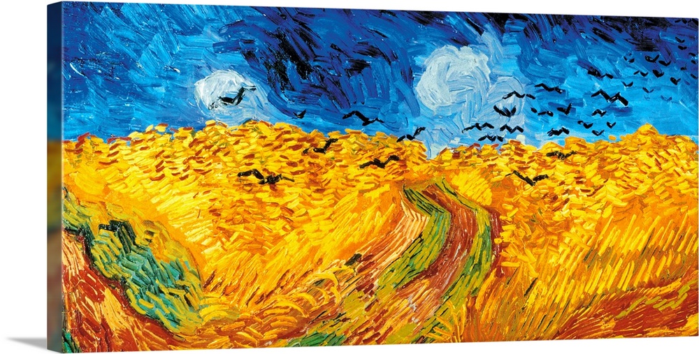 Wheat Field with Crows (1890) by Vincent van Gogh