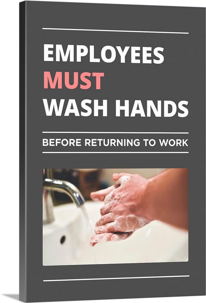 Employees Must Wash Hands II