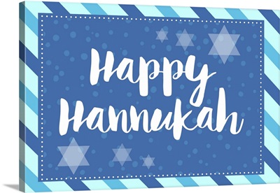 Happy Hannukah - light blue