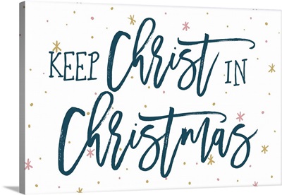 Keep Christ in Christmas - white