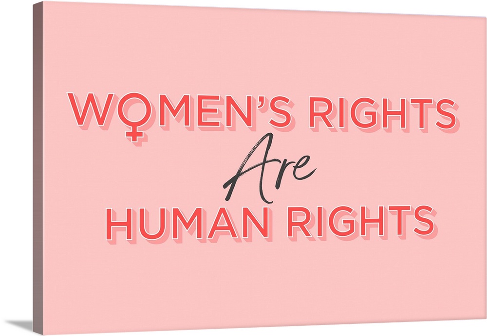 Women's Rights Wall Art, Canvas Prints, Framed Prints, Wall Peels