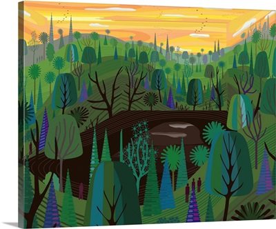Mysterious Forest and Hills