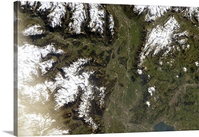 The Alps in Spring, from the toe of Lake Constance to Liechtenstein