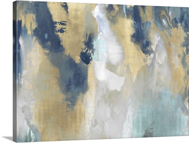 Abstract Aqua Stains Wall Art, Canvas Prints, Framed Prints, Wall Peels ...