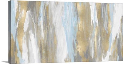 Abstract Blend Gold Aqua