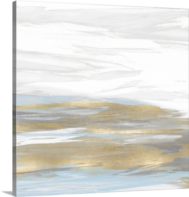 Abstract Blend Gold White