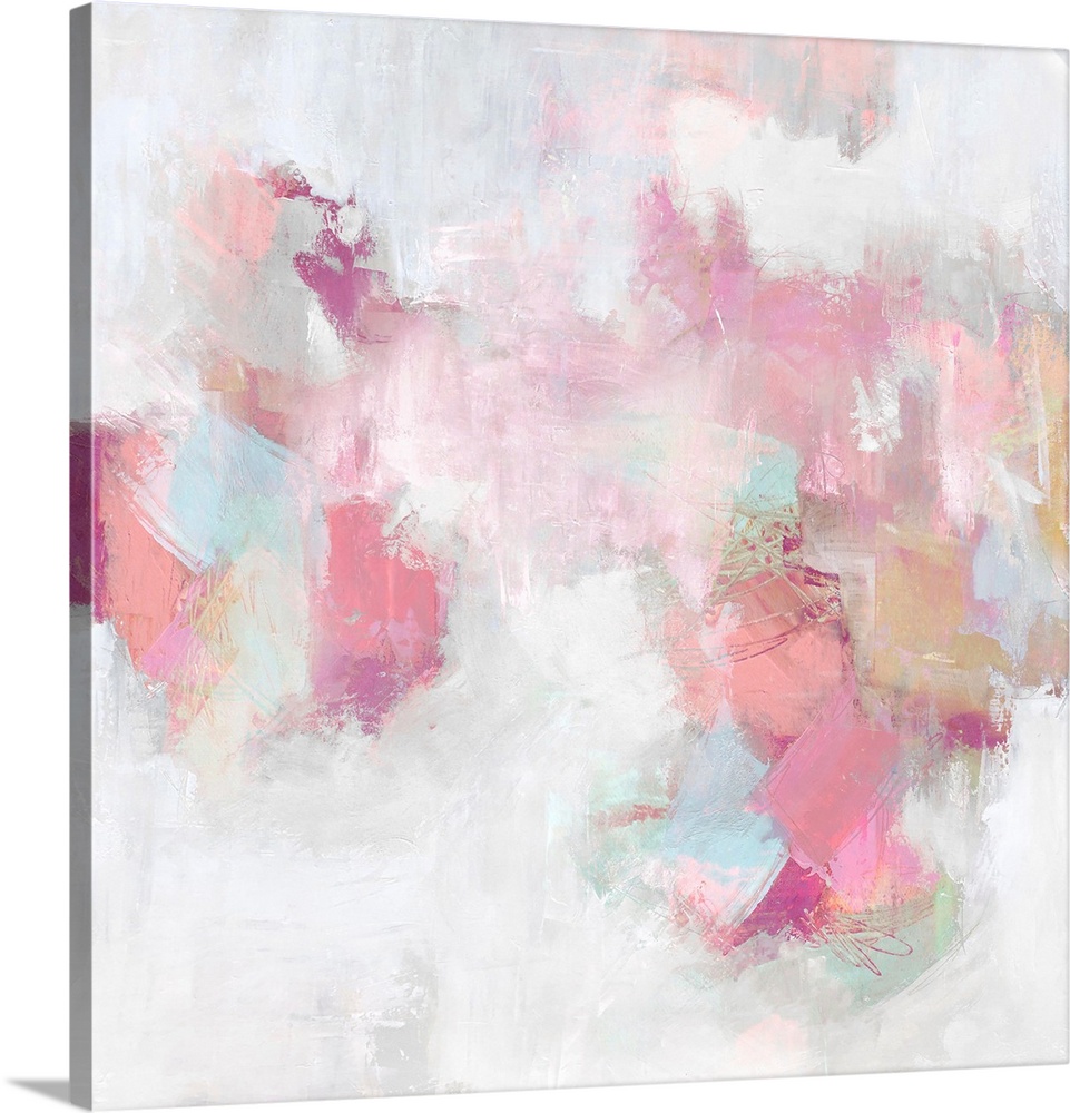 Abstract Blush And White II