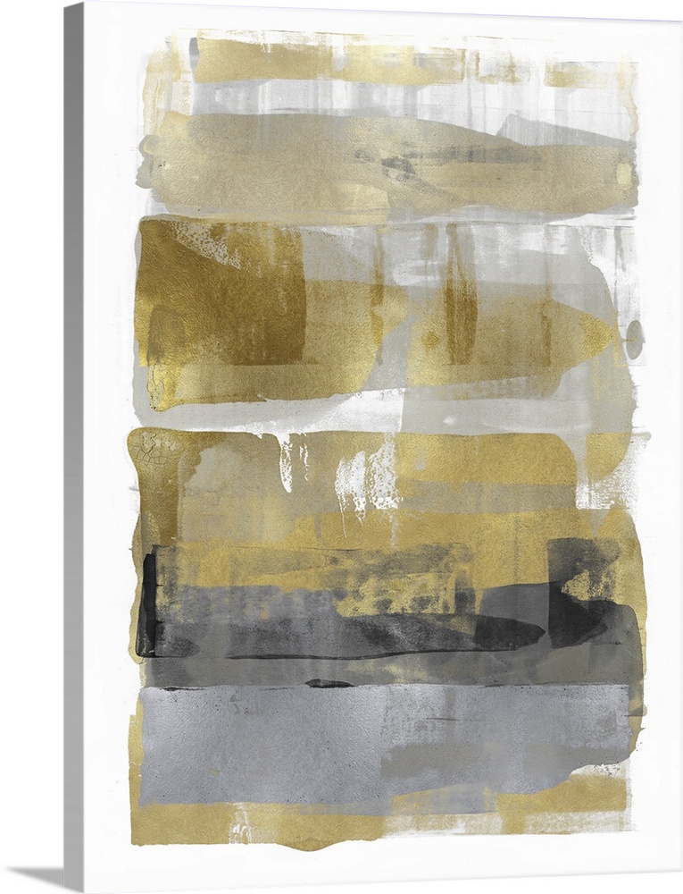 Abstract Expressions Gold Grey