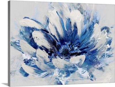 Abstract Flower Blue