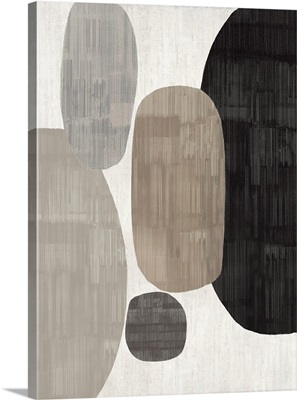 Abstract Grey Ovals