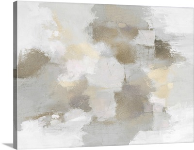 Abstract Grey Tan And White