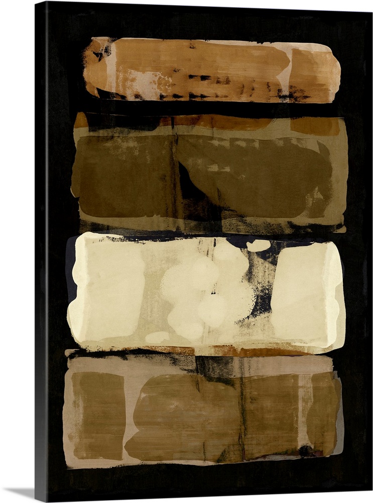 Black Paint Brush Abstract