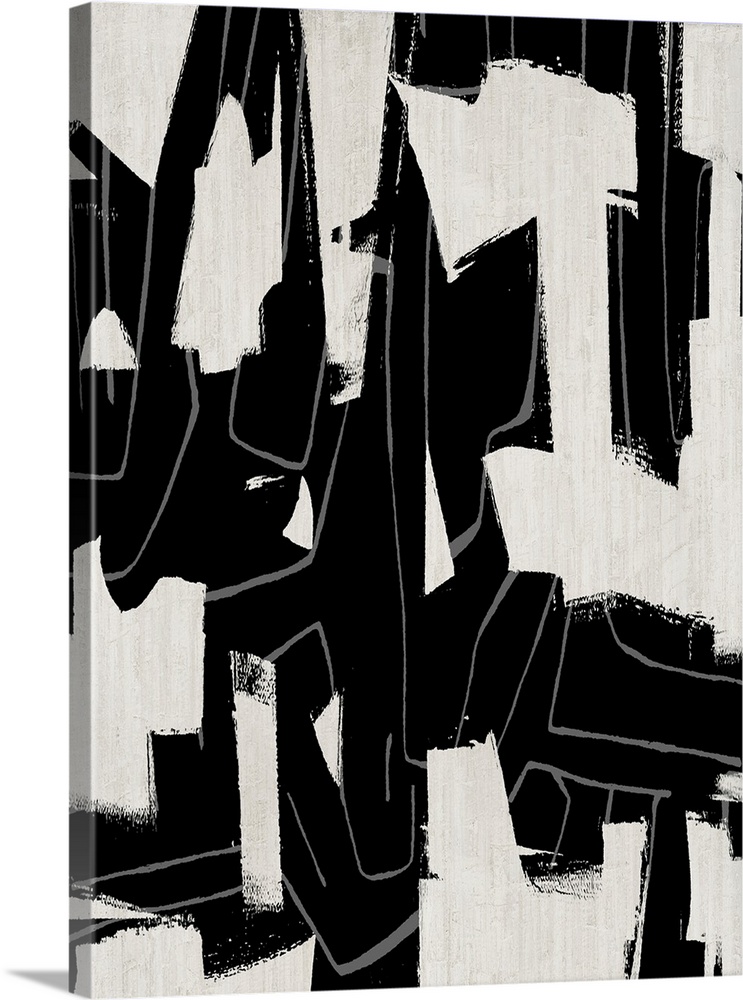 Brush And Black Shapes 2