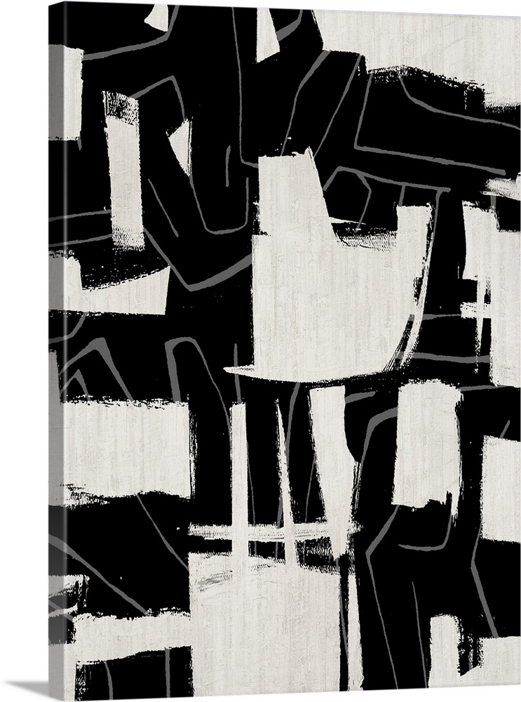 Brush And Shapes Abstract 3