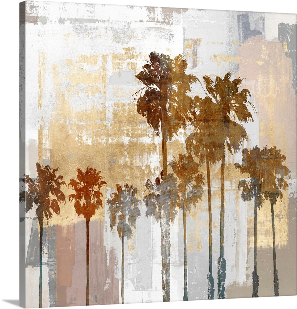 Cali Palms Gold Brown Texture