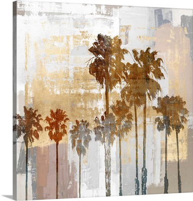 Cali Palms Gold Brown Texture