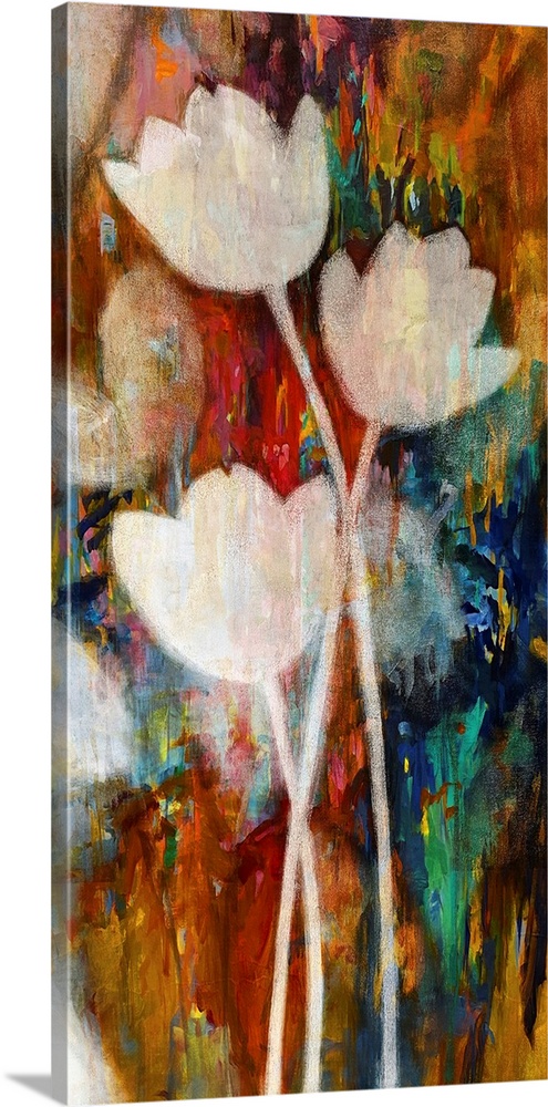 Color Brush Flowers 1