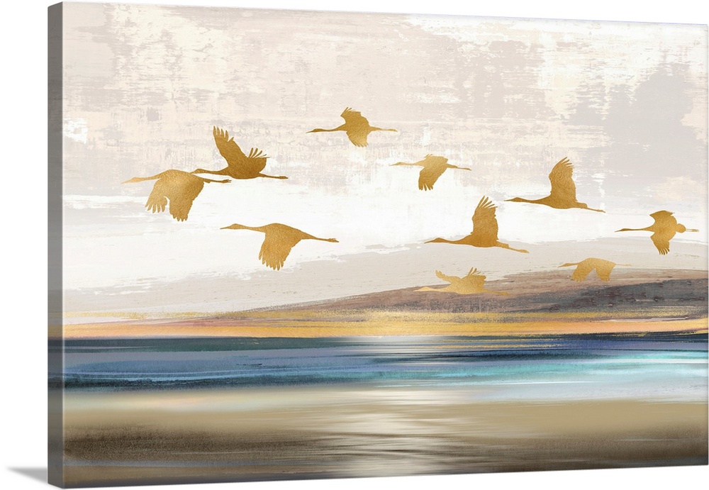 Cranes And Landscape
