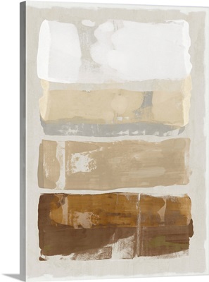 Neutral White Paint Brush Abstract