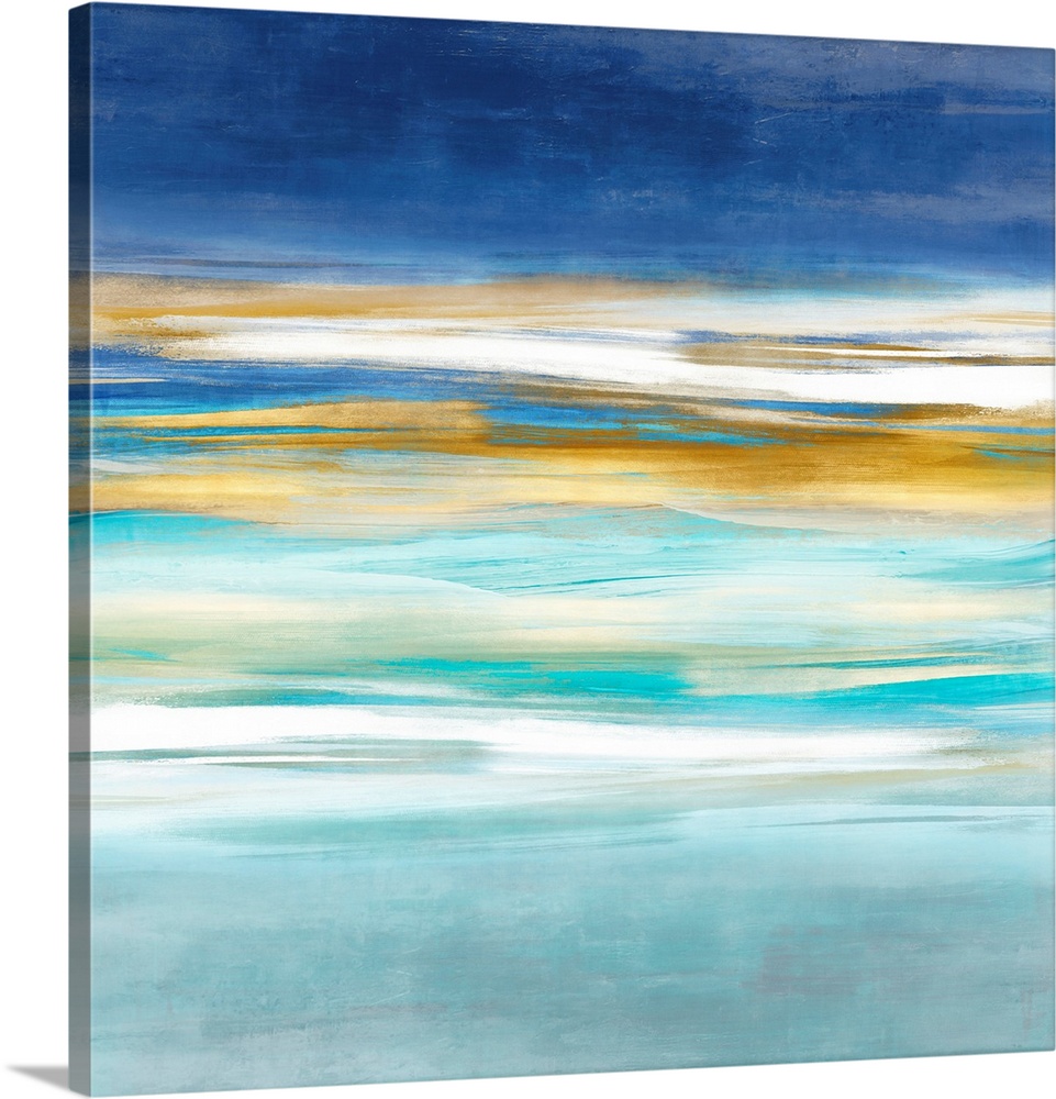 New Blends Abstract Aqua