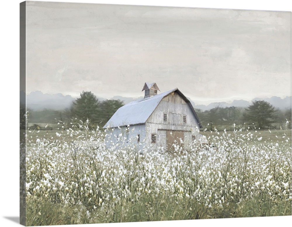 Wild Flowers Grey Barn II