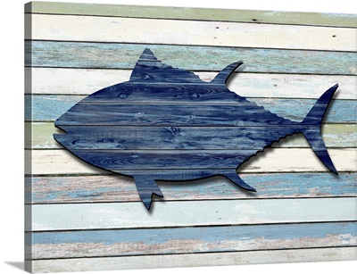 Wood Sea Animals Tuna