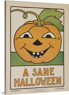 Halloween Wall Art 1932 american citizenship poster a sane halloween wall art, canvas Halloween Wall Art 1932 american citizenship poster a sane halloween wall art, canvas