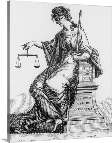 A Depiction Of Woman Holding Scales Justice Wall Art Canvas A Depiction Of Woman Holding Scales Justice Canvas