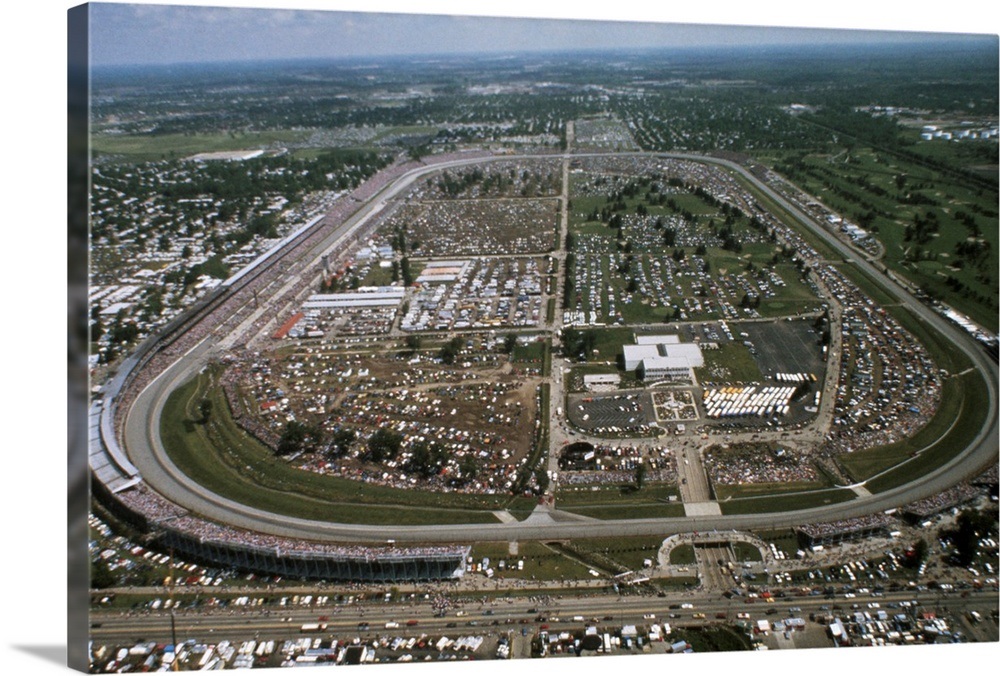 Aerial View Of Indianapolis Speedway Wall Art, Canvas Prints, Framed ...