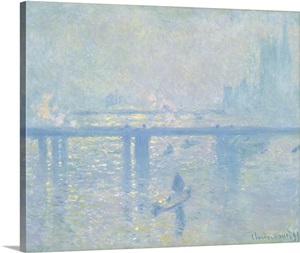 Charing Cross Bridge London By Claude Monet