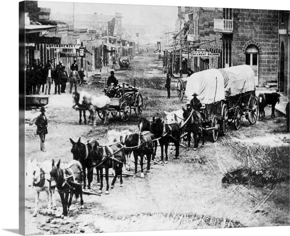 Horse Drawn Covered Wagon Wall Art, Canvas Prints, Framed Prints, Wall ...