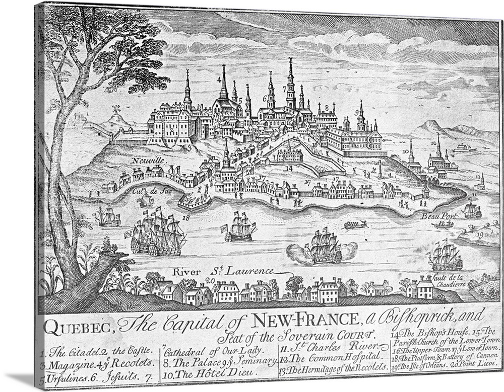 Lake Champlain And The French View Of Quebec Once Capital New France