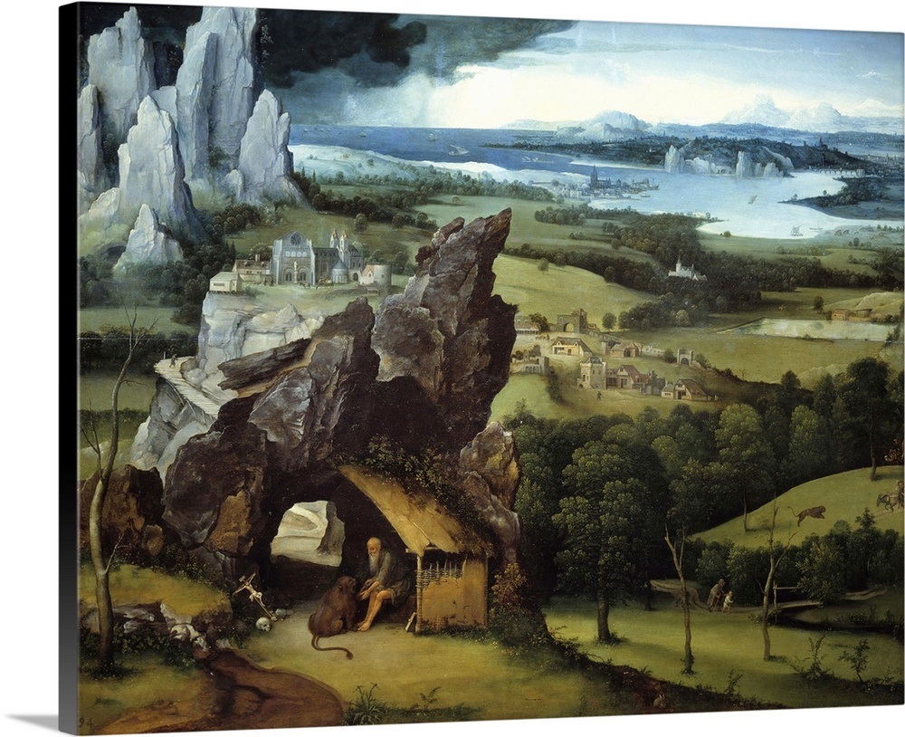 Landscape with Saint Jerome by Joachim Patinir Wall Art ... Landscape with Saint Jerome by Joachim Patinir Wall Art ...
