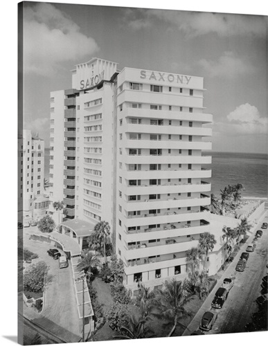 Saxony Hotel Miami Beach Florida Wall Art Canvas Prints Framed Saxony Hotel Miami Beach Florida