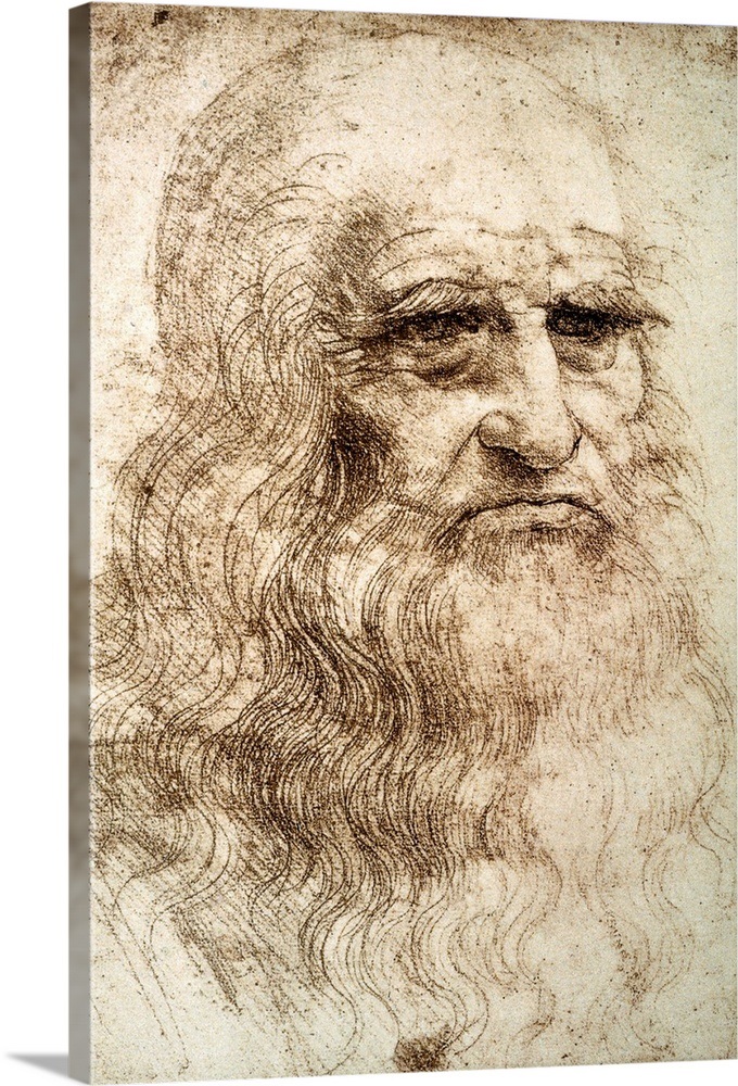 self portrait by leonardo