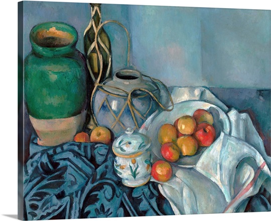 Still Life With Apples By Paul Cezanne Wall Art, Canvas Prints, Framed ...