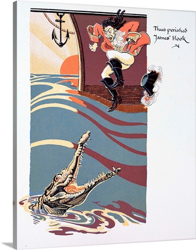 The Of Captain Hook Wall Art Canvas Prints Framed The Of Captain Hook