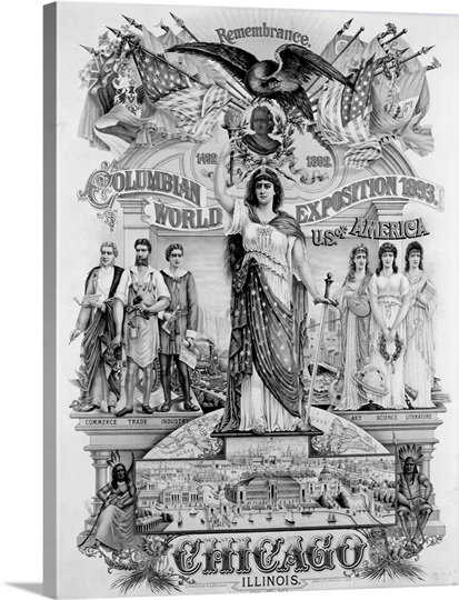 World's Columbian Exposition Poster Photo Canvas Print | Great Big Canvas