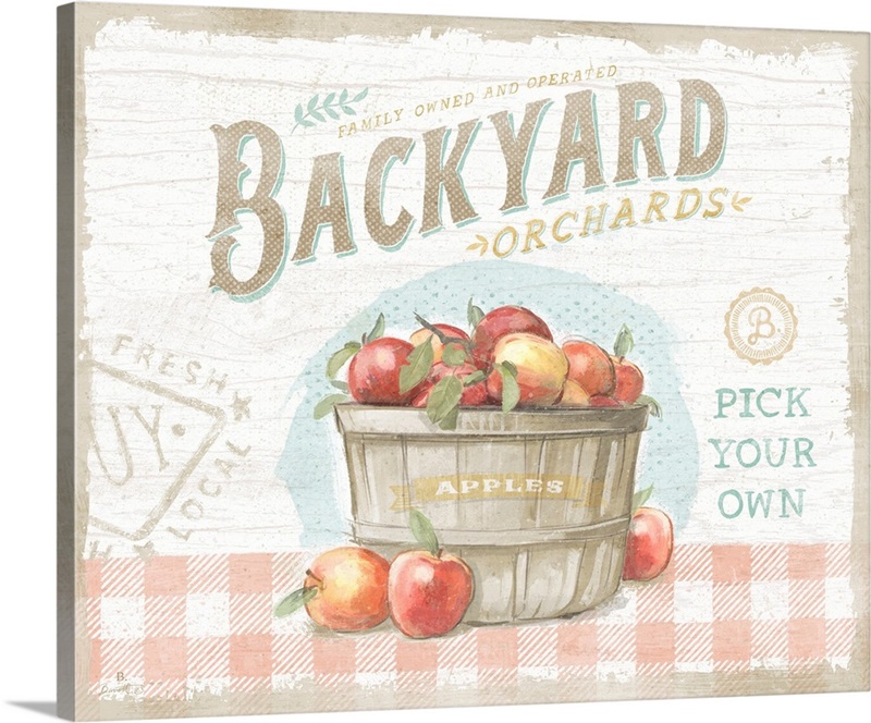 Backyard Orchard Wall Art, Canvas Prints, Framed Prints, Wall Peels ...