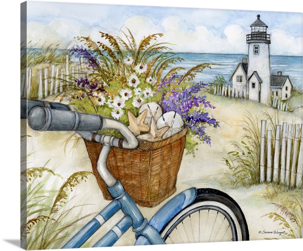 A charming bike on a beach captures the fun and freedom of beach visits.