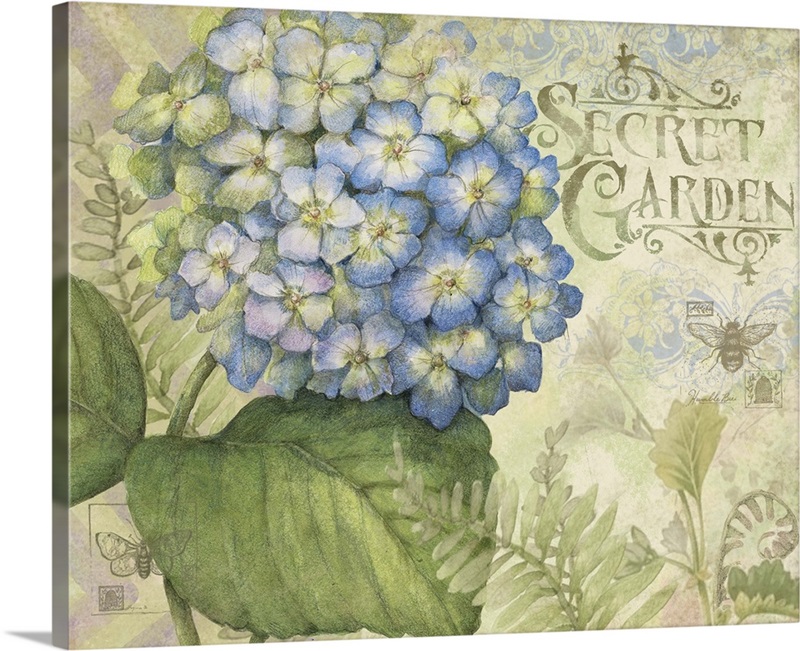 Blue Hydrangea Wall Art, Canvas Prints, Framed Prints, Wall Peels