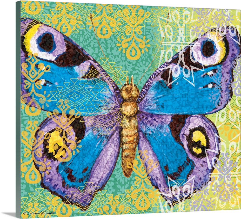 This big, bold and bright butterfly makes a statement!