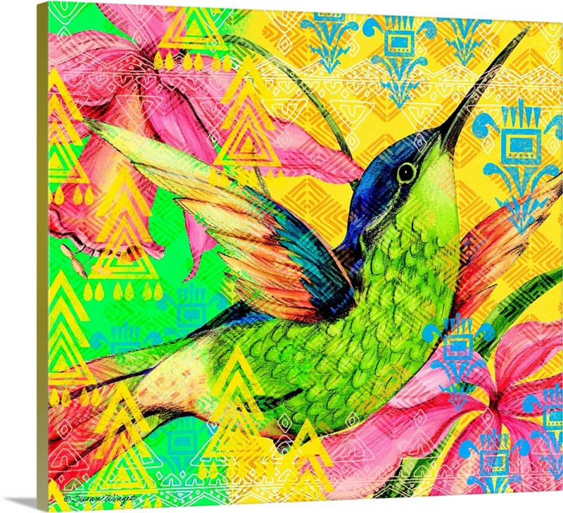 Bohemian Hummingbird | Great Big Canvas