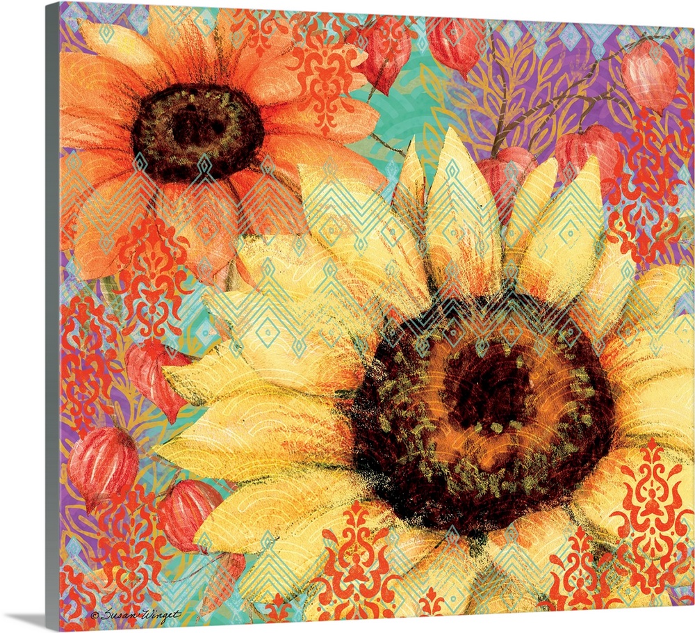 This big, bold and bright sunflower makes a statement!